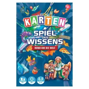 Jumbo Spiele GmbH - 1110100501 - Spiel des Wissens - Kartenspiel Rund um die Welt Euro Hook