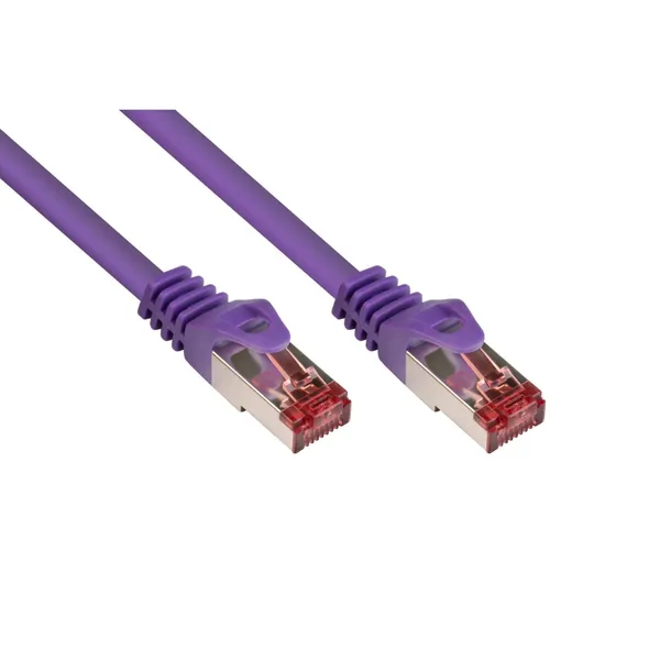 VARIA Group - SO-36409 - Patchcable Cat.6a, S/FTP, 0.15m, violett