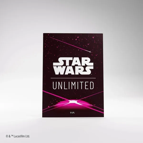 Gamegenic - GGS15076 - Star Wars: Unlimited Art Sleeves - Card Back Magenta