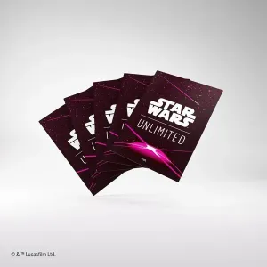 Gamegenic - GGS15076 - Star Wars: Unlimited Art Sleeves - Card Back Magenta