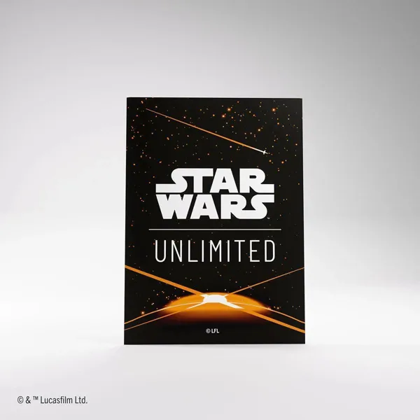 Gamegenic - GGS15077 - Star Wars: Unlimited Art Sleeves - Card Back Orange