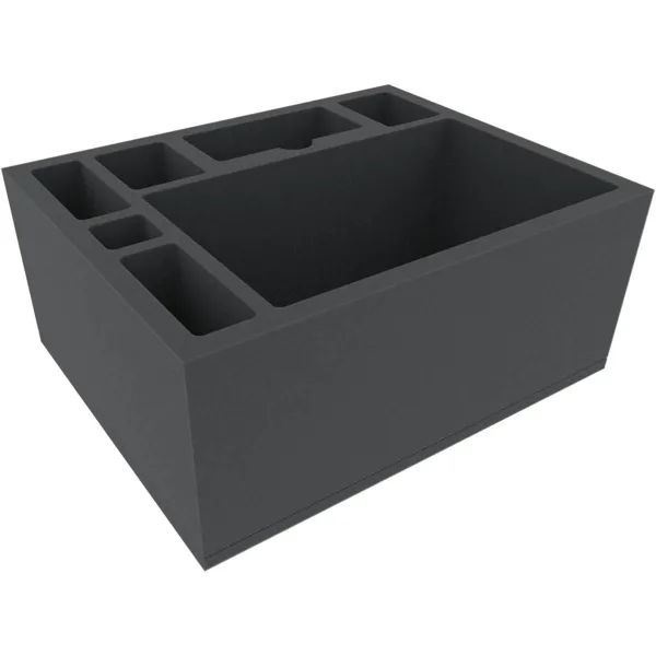 Feldherr Schaumstoffeinlage Für Bolt Action – 8 Fächer, 122x74x40 Mm Pro Fach, Made In Germany