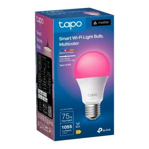 TP-LINK - TPLLTAPOL535E - TP-Link Tapo L535E Smart Wi-Fi Light Bulb Multicolour E27