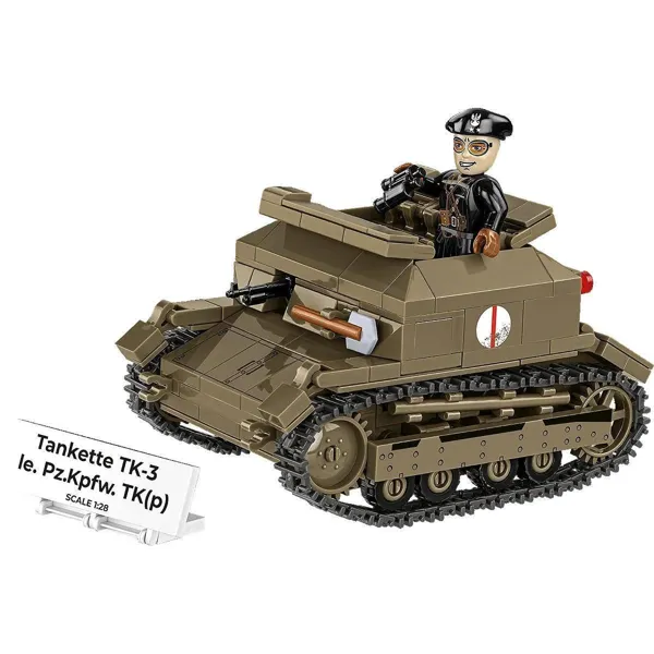 COBI-2658 - HC WWII 2658 TANKETTE TK-3LE.PZKPFW TK 318 KL