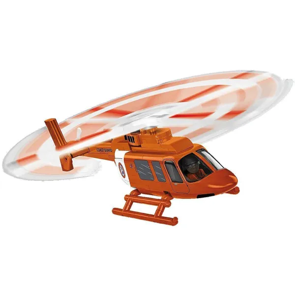 COBI-26627 - 210 PCS BELL 407 - COAST GUARD scale 1:48