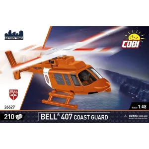 COBI-26627 - 210 PCS BELL 407 - COAST GUARD scale 1:48
