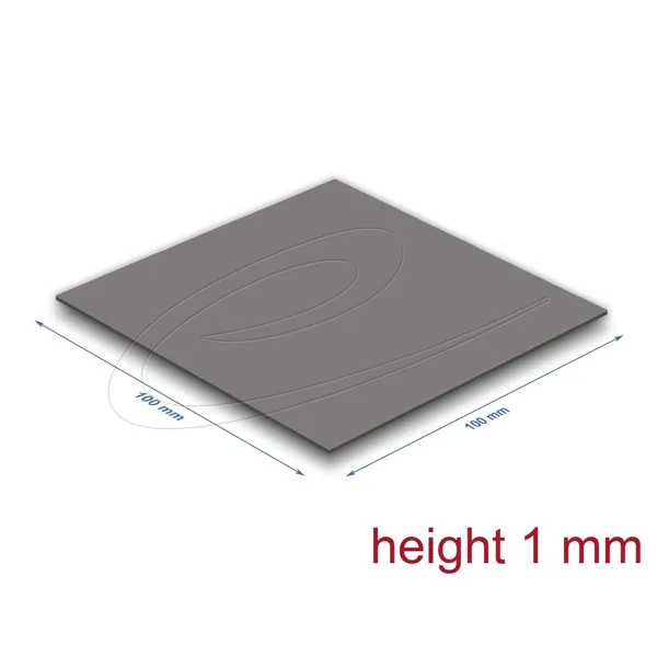 Delock - 18472 - Delock thermal pad 100 x 100 x 1 mm for M.2 modules 3,2 WmK - Low Oil Bleeding