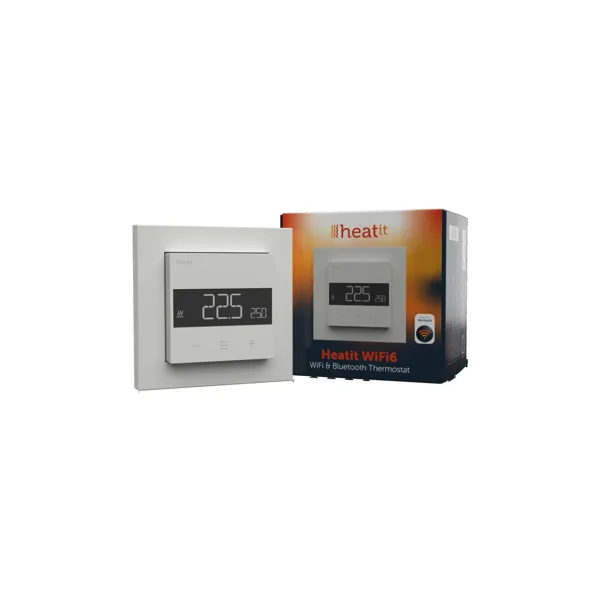Heatit - HEAL5430542 - Heatit WiFi6 thermostat (White RAL 9003)