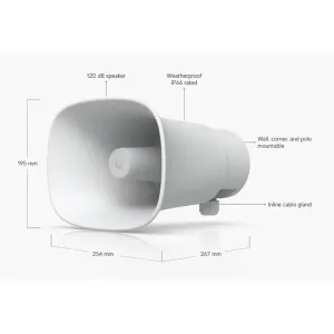 Ubiquiti - UP-AI-HORN-SPEAKER-W - AI Horn Speaker