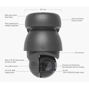 Ubiquiti - UVC-AI-PTZ-W - AI PTZ Industrial