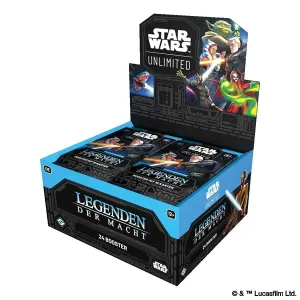 Fantasy Flight Games - FFGD3721 - Star Wars Unlimited - Legenden der Macht (Booster-Display)