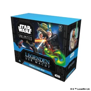 Fantasy Flight Games - FFGD3722 - Star Wars Unlimited - Legenden der Macht (Prerelease-Box)