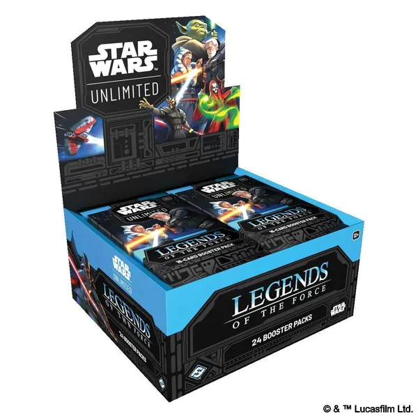 Fantasy Flight Games - FFGE3721 - Star Wars Unlimited - Legends of the Force (BOOSTER-DISPLAY)
