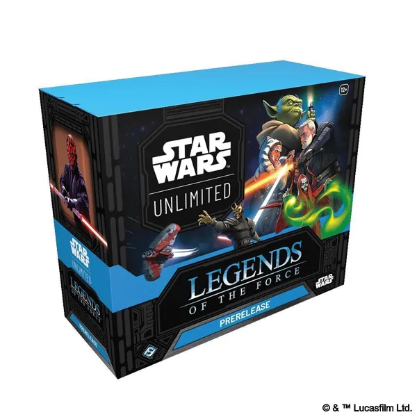 Fantasy Flight Games - FFGE3722 - Star Wars Unlimited - Legends of the Force Prerelease-Box