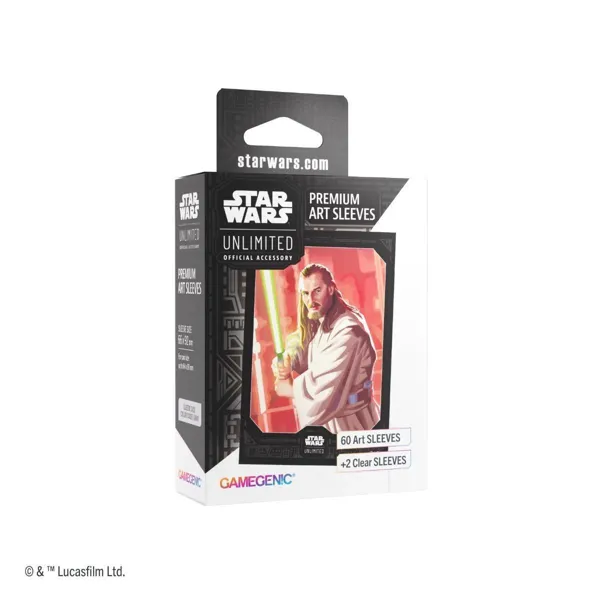 Gamegenic - GGS15092 - Star Wars Unlimited Premium Art Sleeves - Qui-Gon Jinn (Einzelartikel)