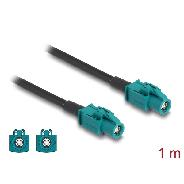 Delock - 90680 - Delock Kabel HSD Z Buchse zu HSD Z Buchse 1 m