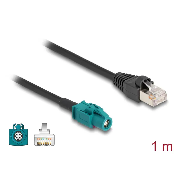 Delock - 90697 - Delock cable HSD Z female to RJ45 male 1 m
