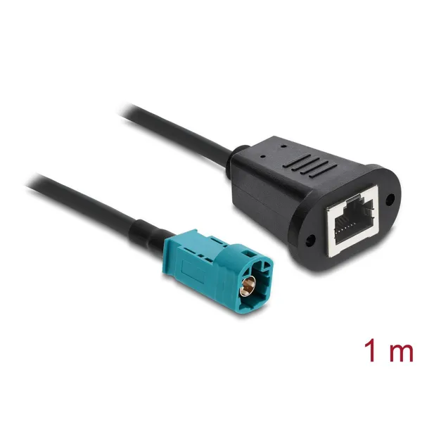 Delock - 90699 - Delock cable HSD Z male to RJ45 female 1 m