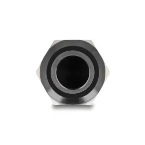 Delock - 22014 - Delock pressure switch for installation black 12 mm 12 V 4 x solder connection LED red ring