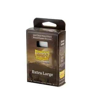 Dragon Shield - ART60206 - Dragon Shield: Board Game Sleeves ClearNonGlare  Extra large (100) ()