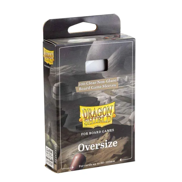 Dragon Shield - ART60209 - Dragon Shield: Board Game Sleeves ClearNonGlare  Oversize (100) ()