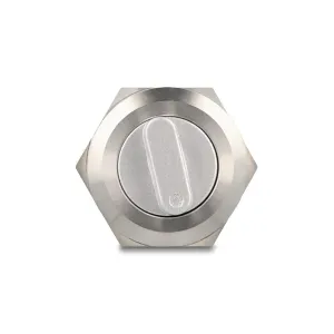 Delock - 22016 - Delock Drehschalter zum Einbau 22 mm 3 x Lötanschluss
