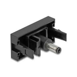 Delock - 90959 - Delock Easy 45 Modul DC 5,5 x 2,1 mm Buchse zu DC 5,5 x 2,1 mm Stecker schwarz