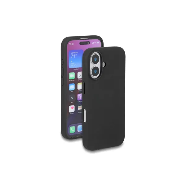 Delock - 81272 - Delock protective case for iPhone 16 made of soft-touch silicone black