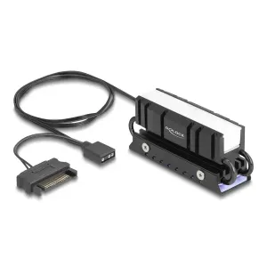 Delock - 18460 - Delock M.2 Kühlkörper für SSD 2280 mit RGB LED Beleuchtung