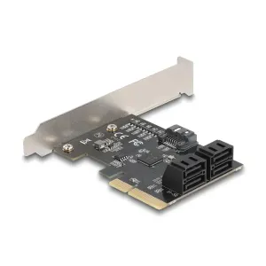 Delock - 90890 - Delock PCI Express x4 Karte zu 5 Port SATA Kontroller - Low Profile Formfaktor