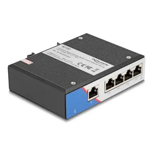 Delock - 80162 - Delock industrial Gigabit Ethernet switch 5 port RJ45 for DIN rail