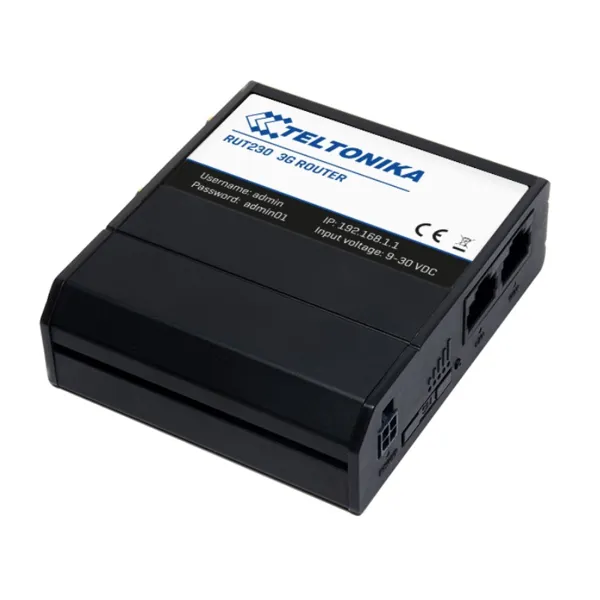 Teltonika - RUT23001E000 - 3G-Router Industrieausführung, 2x Ethernet-Port