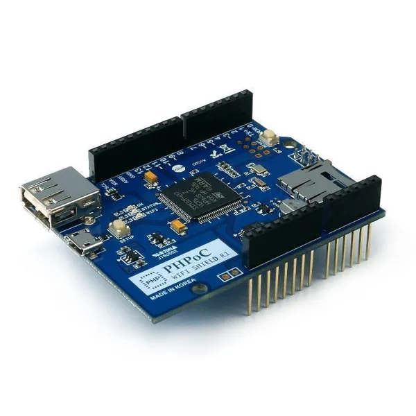 PHPoC - P4S-347-SET - Wi-Fi Shield für Arduino + USB WLAN-Adapter